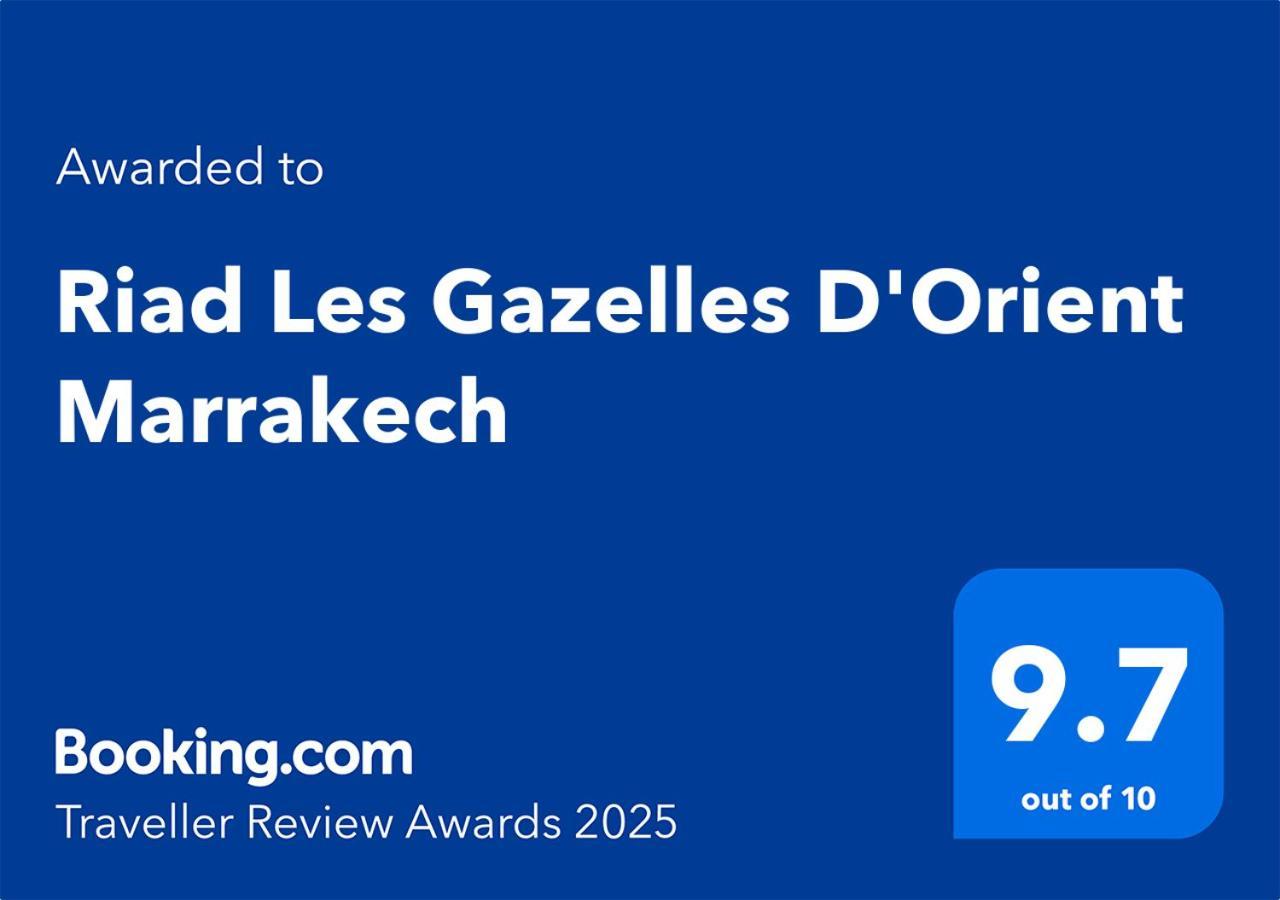 Riad Les Gazelles D'Orient Marrakech Marrakesh Exterior foto